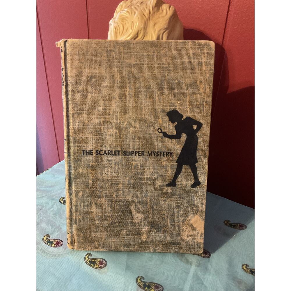 1954 Hardback The Scarlett Slipper Mystery Nancy Drew - Picture 4 of 13